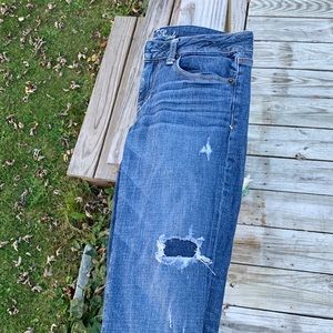 American eagle skinny jeggings medium denim size 6 used